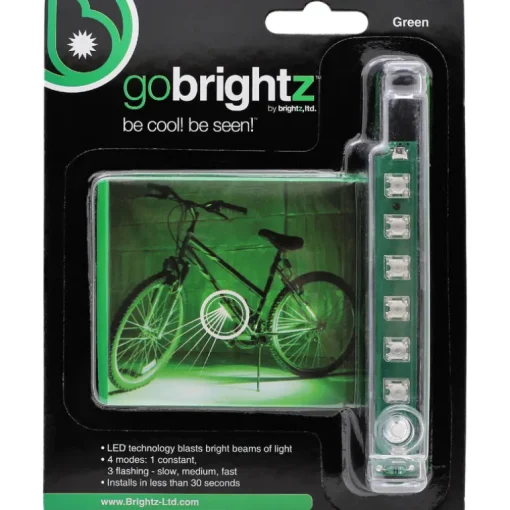 Brightz Go Brightz Green LED Bike Accessory ABS Plastics 1 pk