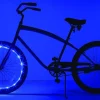 Brightz Wheel Brightz Blue LED Bike Accessory ABS Plastics 1 pk