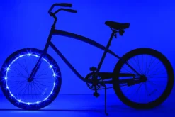 Brightz Wheel Brightz Blue LED Bike Accessory ABS Plastics 1 pk