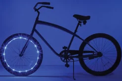 Brightz Wheel Brightz Blue LED Bike Accessory ABS Plastics 1 pk