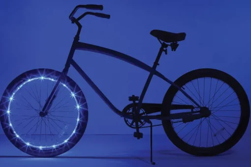 Brightz Wheel Brightz Blue LED Bike Accessory ABS Plastics 1 pk