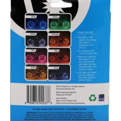Brightz Wheel Brightz Blue LED Bike Accessory ABS Plastics 1 pk