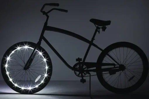Brightz Wheel Brightz White LED Bike Accessory ABS Plastics 1 pk