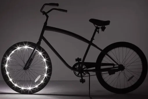 Brightz Wheel Brightz White LED Bike Accessory ABS Plastics 1 pk