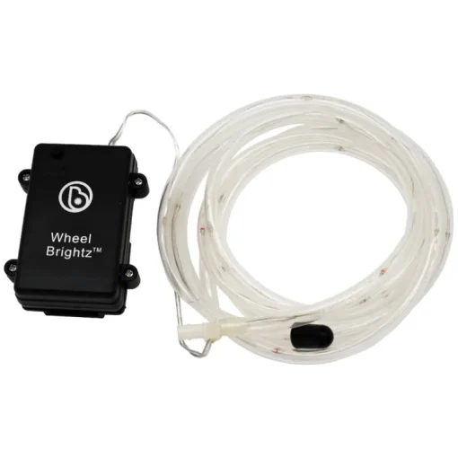 Brightz Wheel Brightz White LED Bike Accessory ABS Plastics 1 pk