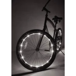 Brightz Wheel Brightz White LED Bike Accessory ABS Plastics 1 pk