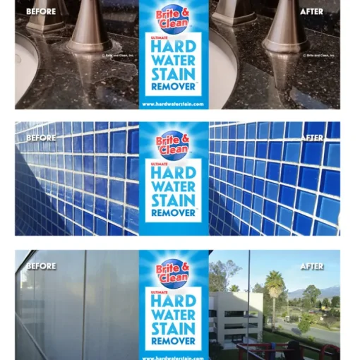 Brite & Clean Hard Water Stain Remover 6 oz Powder