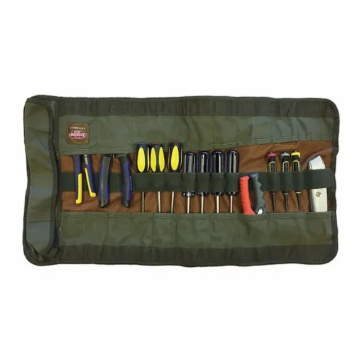 Bucket Boss 26 in. W X 14.5 in. H Canvas Tool Roll Pouch 25 pocket Green 1 pc