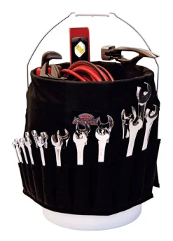Bucket Boss Black 44-Pocket Bucket Organizer 12 L x 11-1/2 H x 12 W in.