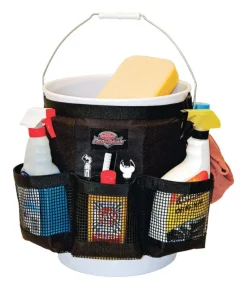 Bucket Boss Wash Boss 12 in. W X 11-3/4 in. H Bucket Organizer 9 pocket Black