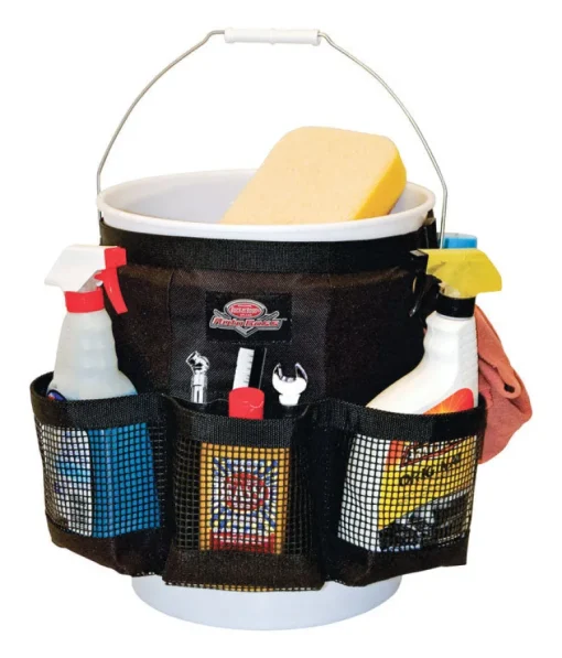 Bucket Boss Wash Boss 12 in. W X 11-3/4 in. H Bucket Organizer 9 pocket Black