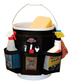 Bucket Boss Wash Boss 12 in. W X 11-3/4 in. H Bucket Organizer 9 pocket Black