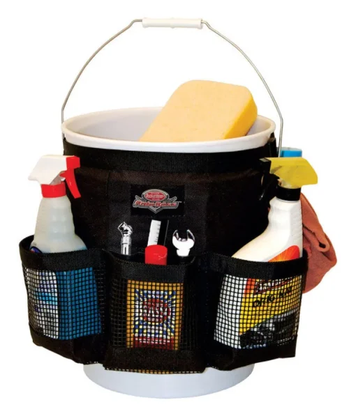 Bucket Boss Wash Boss 12 in. W X 11-3/4 in. H Bucket Organizer 9 pocket Black