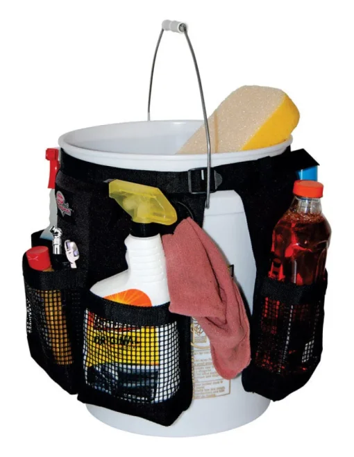 Bucket Boss Wash Boss 12 in. W X 11-3/4 in. H Bucket Organizer 9 pocket Black