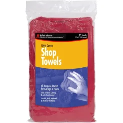 Buffalo Cotton Shop Towels 14 in. W X 14 in. L 25 pk