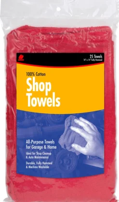 Buffalo Cotton Shop Towels 14 in. W X 14 in. L 25 pk