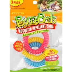 BuggyBeds Insect Repellent Wrist Band For Mosquitoes (Pack of 3)