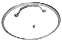 BulbHead Glass/Stainless Steel Lid 12 in. Clear
