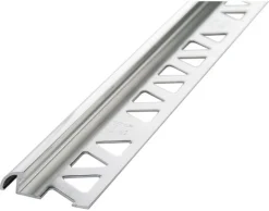 Bullnose Alum 3/8x8 Brt