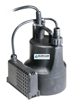 Burcam 1/6 HP 740 gph Thermoplastic Electronic Switch Bottom AC Utility Pump