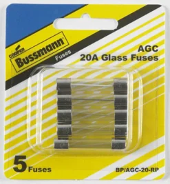 Bussmann 20 amps AGC Fuse Assortment 5 pk (Pack of 5)