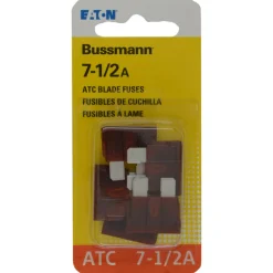Bussmann 7.5 amps ATC Blade Fuse 5 pk