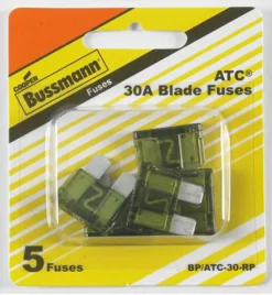 Bussmann 30 amps ATC Blade Fuse 5 pk