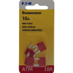 Bussmann 10 amps ATM Mini Automotive Fuse 5 pk