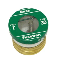 Bussmann 30 amps Dual Element Plug Fuse 4 pk