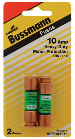 Bussmann 10 amps Dual Element Time Delay Fuse 2 pk