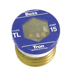 Bussmann 15 amps Time Delay Plug Fuse 3 pk (Pack of 5)