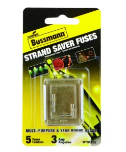 Bussmann 3 amps Tube Fuse 5 pk