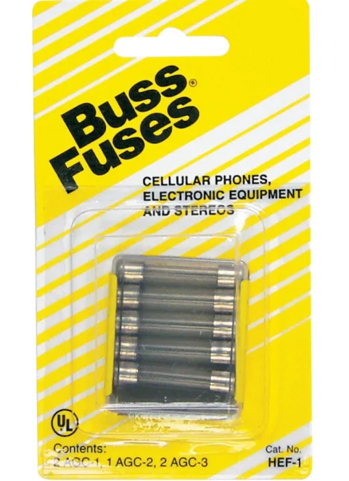 Bussmann Assorted amps Tube Fuse 5 pk