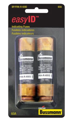 Bussmann EasyID 50 amps Dual Element Time Delay Fuse 2 pk