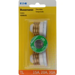 Bussmann Time Delay Plug Fuse 3 pk