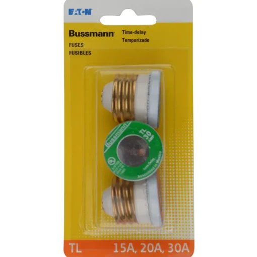 Bussmann Time Delay Plug Fuse 3 pk
