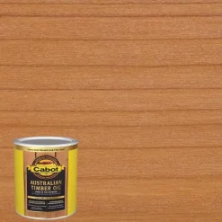 Cabot 140-3458 QT 1 Quart Honey Teak Australian Timber Oil® For Outdoors (Pack of 4)