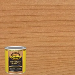 Cabot 140-3400 QT 1 Quart Natural Australian Timber Oil® For Outdoors (Pack of 4)