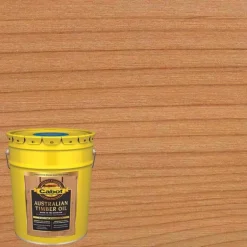 Cabot Australian Timber Oil Low VOC Transparent Natural Oil-Based Australian Timber Oil 5 gal