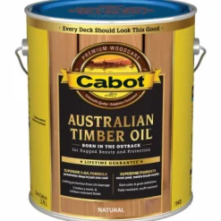 Cabot Australian Timber Oil Low VOC Transparent Natural Oil-Based Australian Timber Oil 5 gal