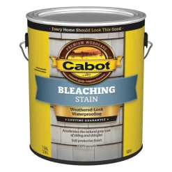 Cabot Semi-Transparent Natural Driftwood Gray Acrylic Bleaching Stain 1 gal. (Pack of 4)