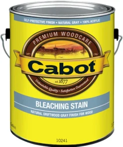 Cabot Semi-Transparent Natural Driftwood Gray Acrylic Bleaching Stain 1 gal. (Pack of 4)