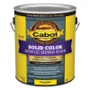 Cabot Solid Tintable 0807 Deep Base Water-Based Acrylic Solid Color Acrylic Deck Stain 1 gal. (Pack of 4)