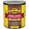 Cabot Solid Tintable 1806 Neutral Base Oil-Based Acrylic Deck Stain 1 qt. (Pack of 4)