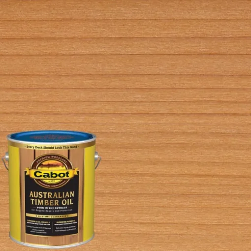 Cabot Transparent 19457 Amberwood Oil-Based Natural Oil/Waterborne Hybrid Australian Timber Oil (Pack of 4)