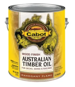 Cabot Transparent 19459 Mahogany Flame Oil-Based Natural Oil/Waterborne Hybrid Australian Timber Oil (Pack of 4)
