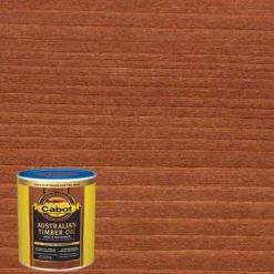 CABOT Water Reducible Australian Timber Oil 1 qt. (Pack of 4)