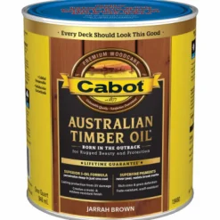 CABOT Water Reducible Australian Timber Oil 1 qt. (Pack of 4)