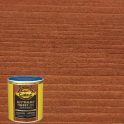 CABOT Water Reducible Australian Timber Oil 1 qt. (Pack of 4)