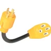 Camco 12 in. 50 amps Power Grip Generator Adapter 1 pk